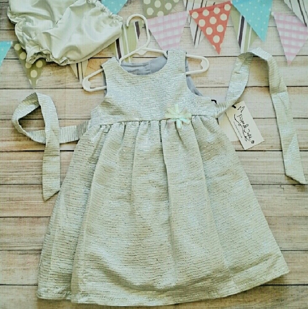 Pippa and Julie metallic dress - 24m